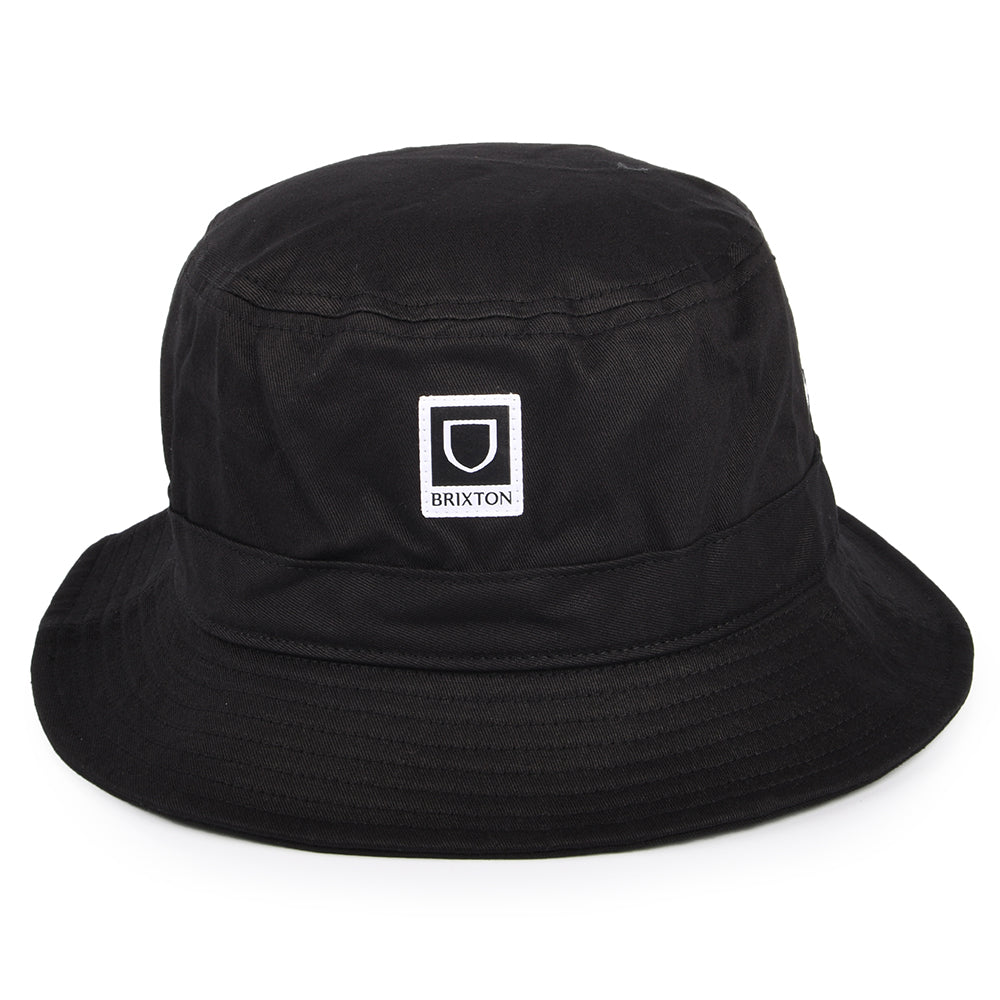 Sombrero de pescador Beta plegable de algodón de Brixton - Negro