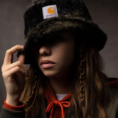Sombrero de pescador High Plains de piel sintética de Carhartt WIP - Ciprés