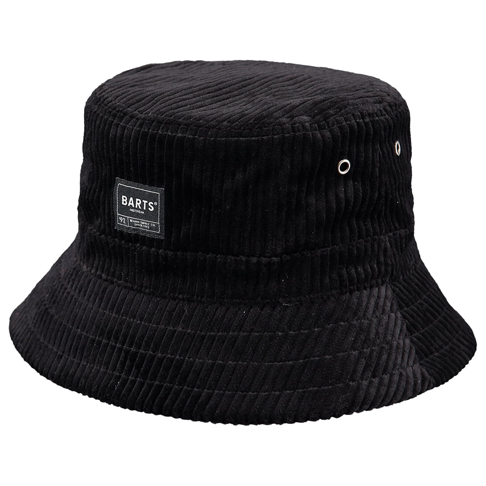Sombrero de pescador Idoho de pana de Barts - Negro