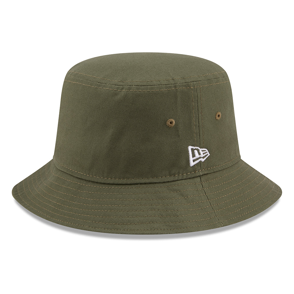Sombrero de pescador NE Tapered Cotton de New Era - Verde Oliva
