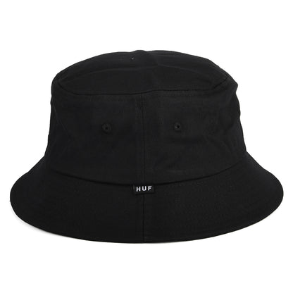 Sombrero de pescador Essentials Triple Triangle Cotton de HUF - Negro