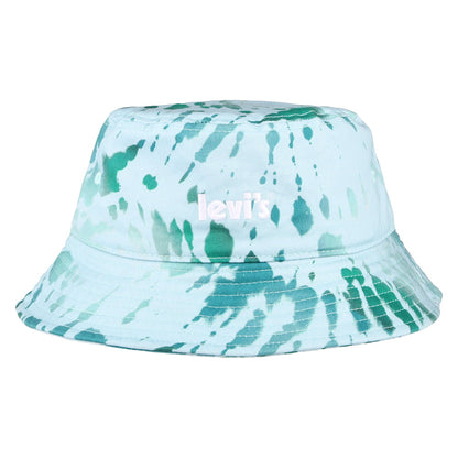 Sombrero de pescador Poster Logo Tie Dye de Levi's - Azul