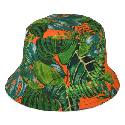 Sombrero de pescador reversible de algodón de Failsworth - Kaki