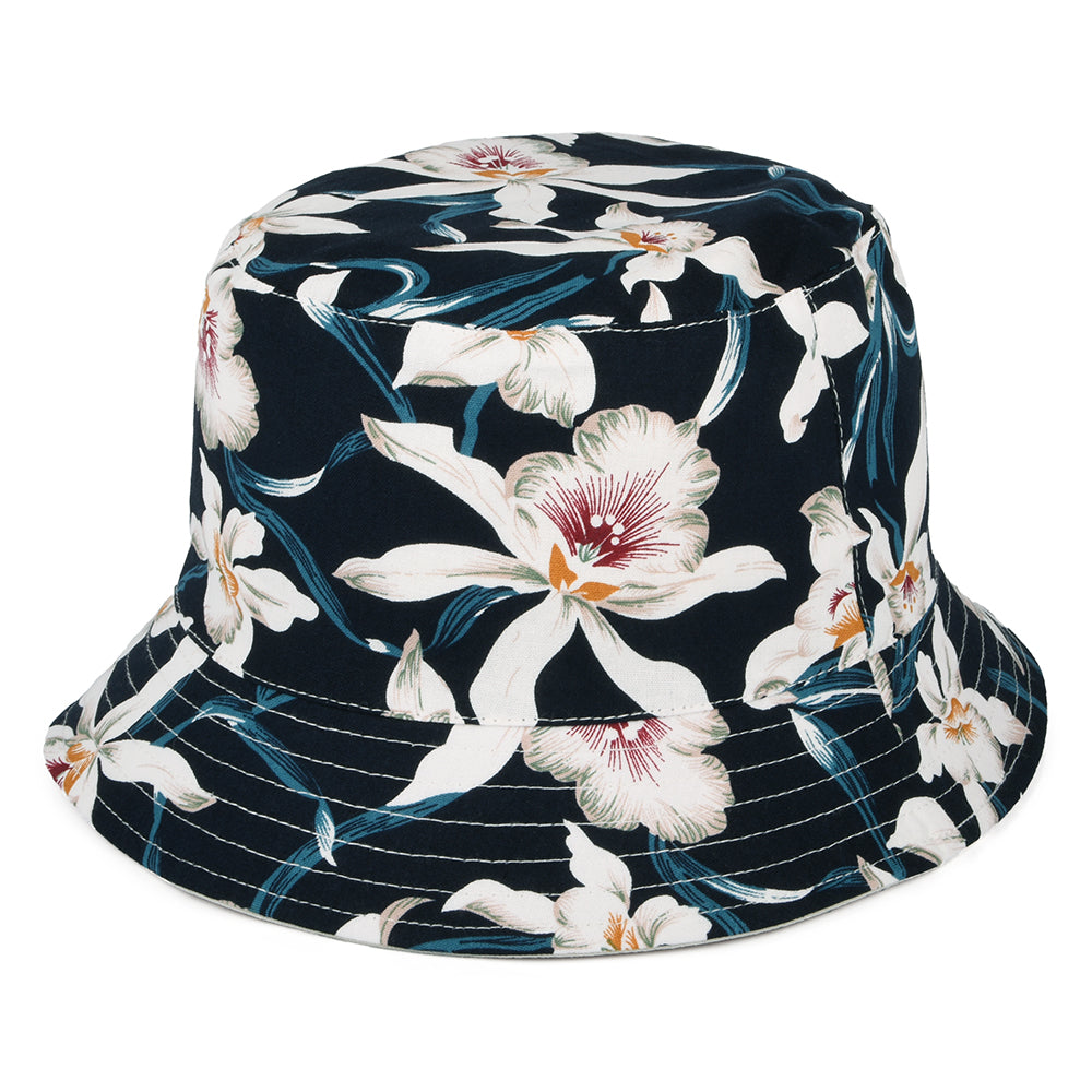 Sombrero de pescador reversible de algodón de Failsworth - Piedra