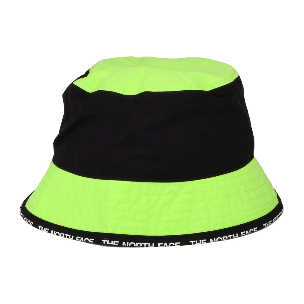 Sombrero de pescador Cypress ligero plegable de The North Face - Negro-Verde Neon