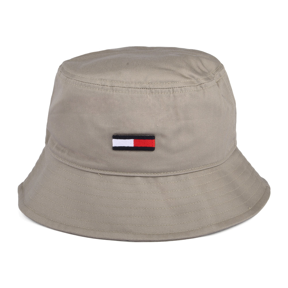 Sombrero de pescador TJM Flag de algodón orgánico de Tommy Hilfiger - Arena