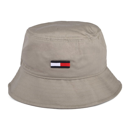 Sombrero de pescador TJM Flag de algodón orgánico de Tommy Hilfiger - Arena