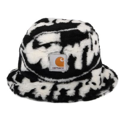 Sombrero de pescador Joyride Jacquard de piel sintética de Carhartt WIP - Negro-Blanco