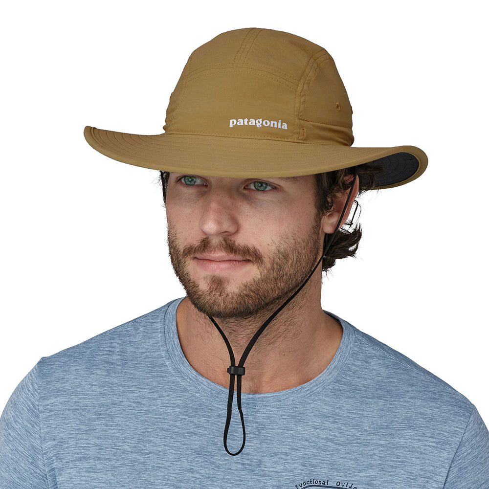 Sombrero Boonie Quandary Brimmer reciclado de Patagonia - Beige Arena