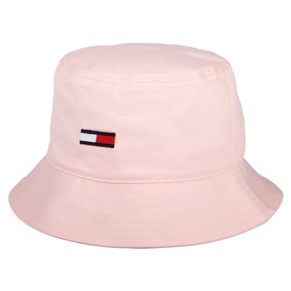 Sombrero de pescador TJW Flag de algodón orgánico de Tommy Hilfiger - Rosa Claro