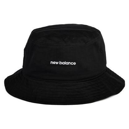 Sombrero de pescador de sarga de algodón de New Balance - Negro