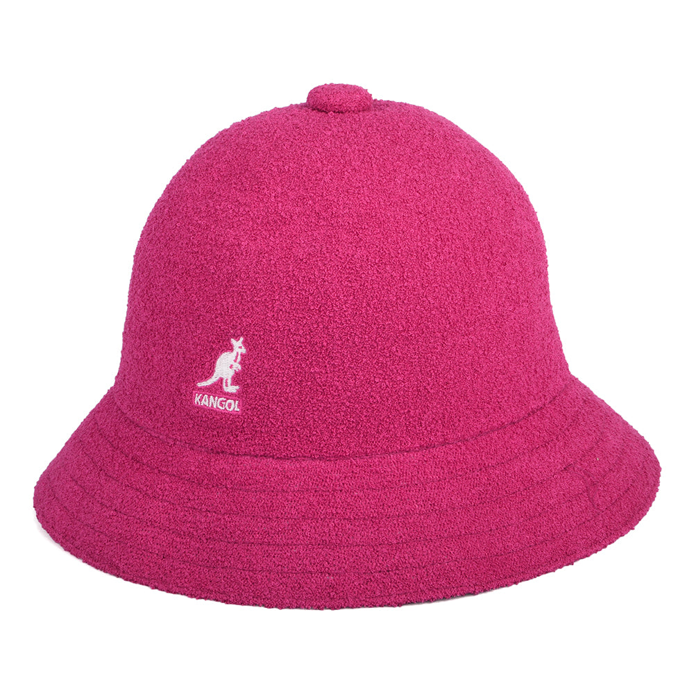 Sombrero de pescador Bermuda Casual de Kangol - Rosa Eléctrico