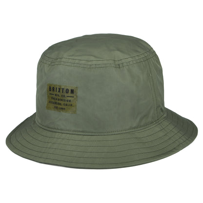 Sombrero de pescador Vintage plegable de nylon de Brixton - Verde Oliva