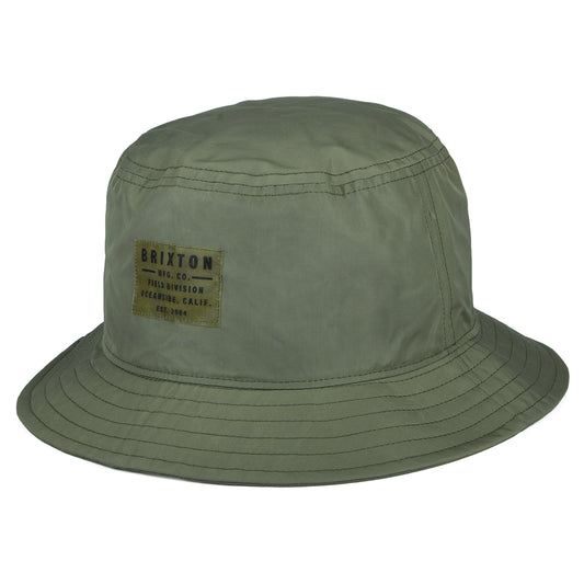 Sombrero de pescador Vintage plegable de nylon de Brixton - Verde Oliva