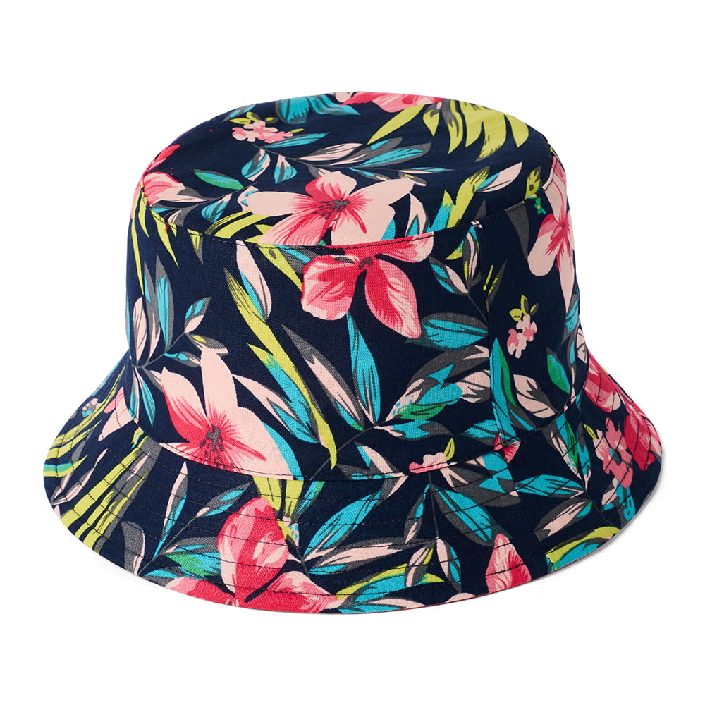 Sombrero de pescador reversible de algodón de Failsworth - Salmón