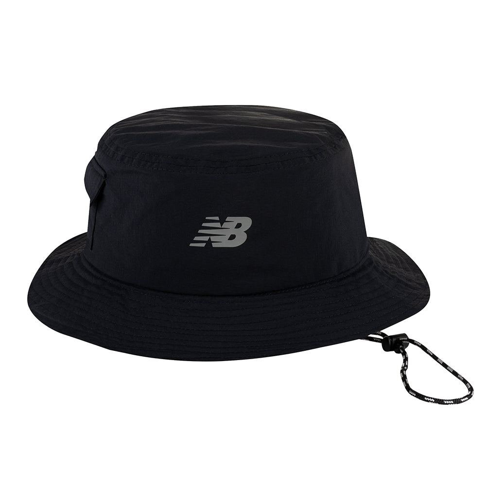 Sombrero de pescador Cargo reciclado de New Balance - Negro