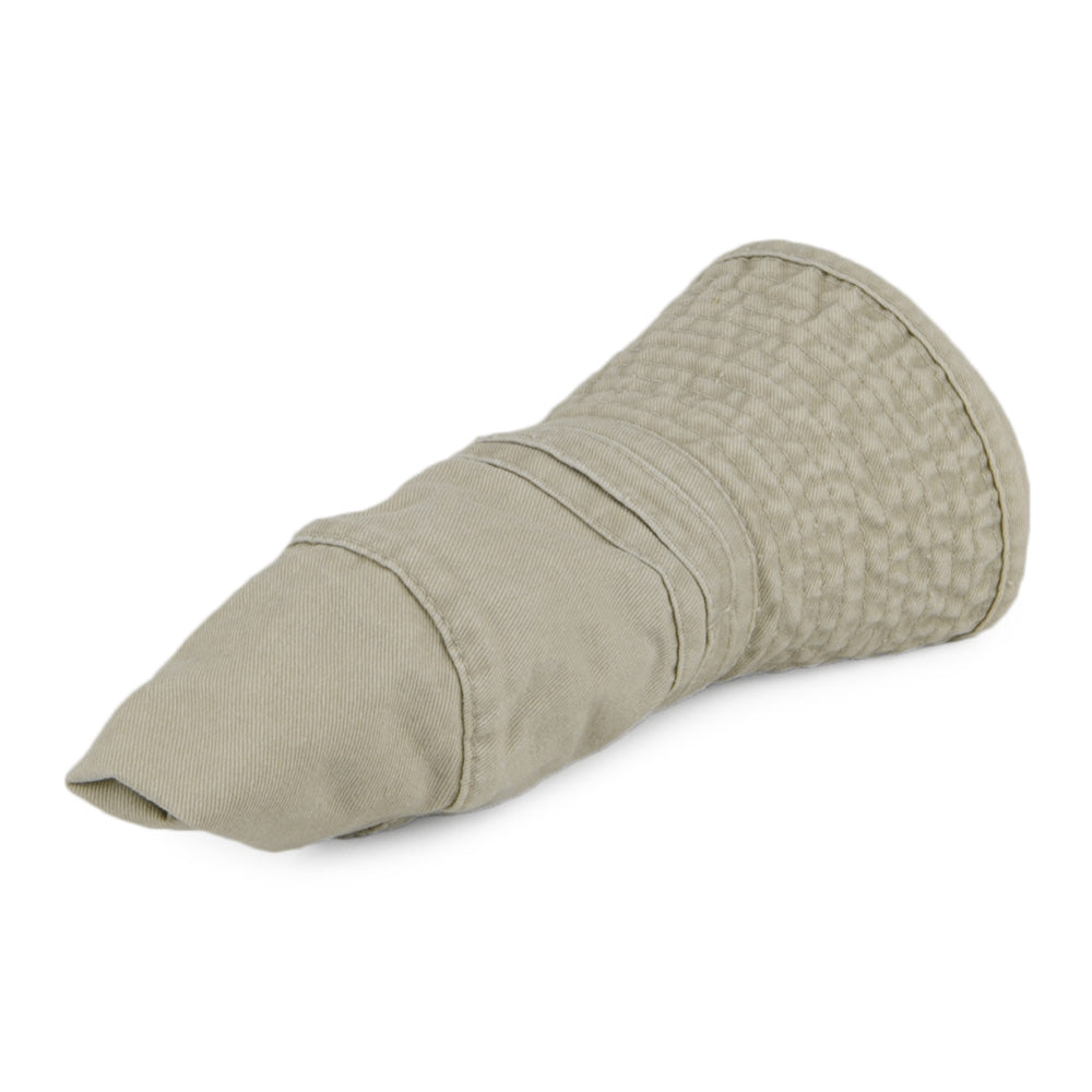 Sombrero plegable de algodón Booney de Jaxon & James - Beige