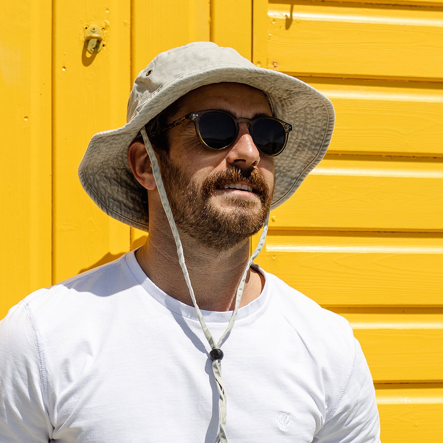 Sombrero plegable de algodón Booney de Jaxon & James - Beige