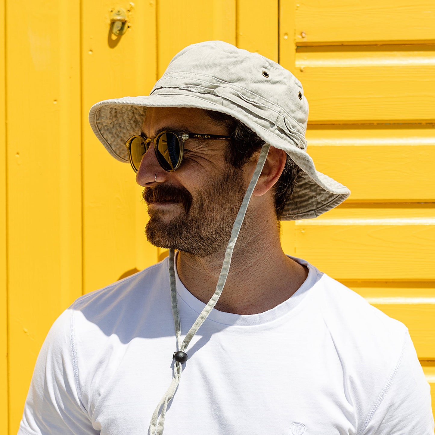 Sombrero plegable de algodón Booney de Jaxon & James - Beige