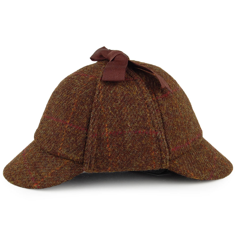 Gorra Sherlock Holmes de harris tweed de Failsworth - Verde-Multi