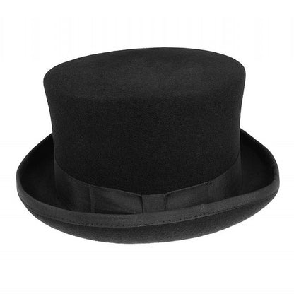 Sombrero de copa Mid Crown de Jaxon & James - Negro