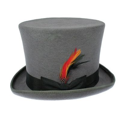 Sombrero de copa Victoriano de Jaxon & James - Gris