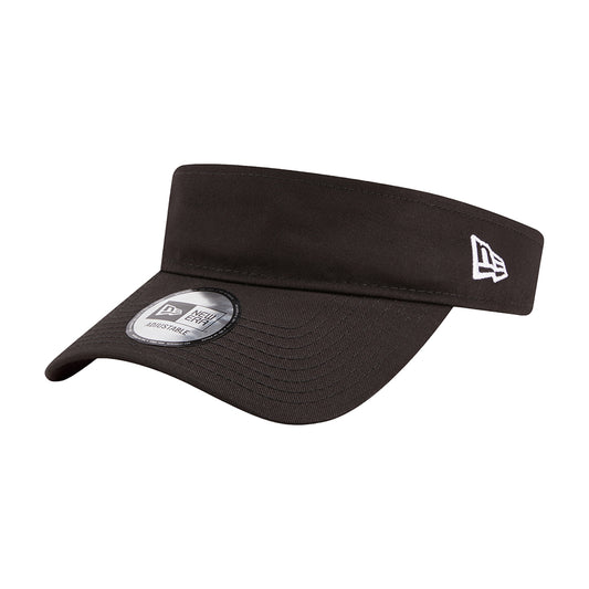 Visera mujeres Essential de algodón de New Era - Negro