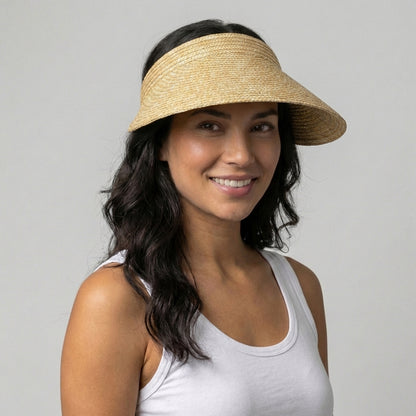 Visera mujeres Milan de sur la tête - Natural