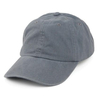 Gorra de béisbol de algodón lavado - Gris