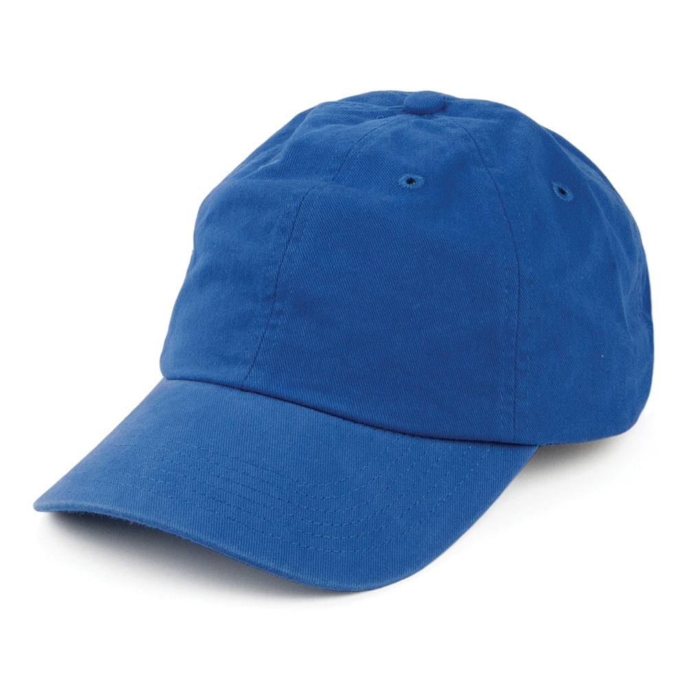 Gorra de béisbol de algodón lavado - Azul Real