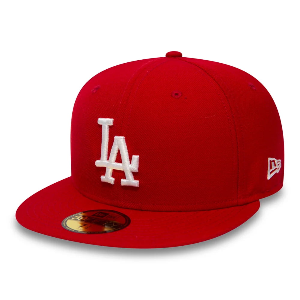 Gorra de béisbol 59FIFTY MLB League Essential L.A. Dodgers de New Era - Rojo