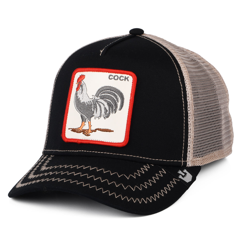 Gorra Trucker Cock de Goorin Bros. - Negro