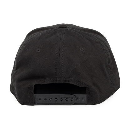 Gorra Snapback Core de sarga de algodón de Converse - Negro