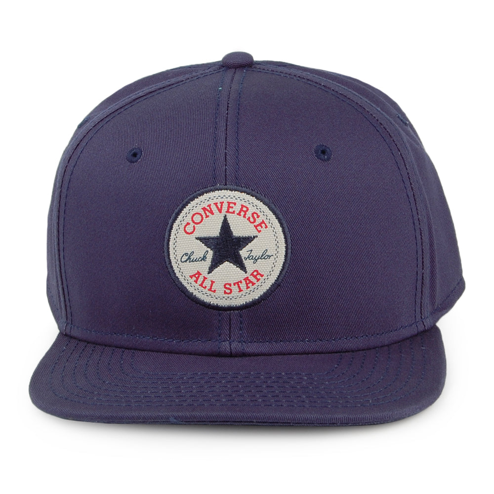 Gorra Snapback Core de sarga de algodón de Converse - Azul Marino