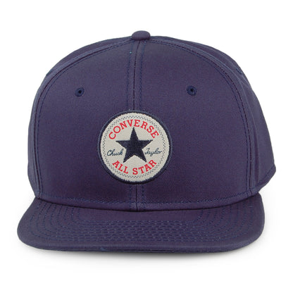 Gorra Snapback Core de sarga de algodón de Converse - Azul Marino