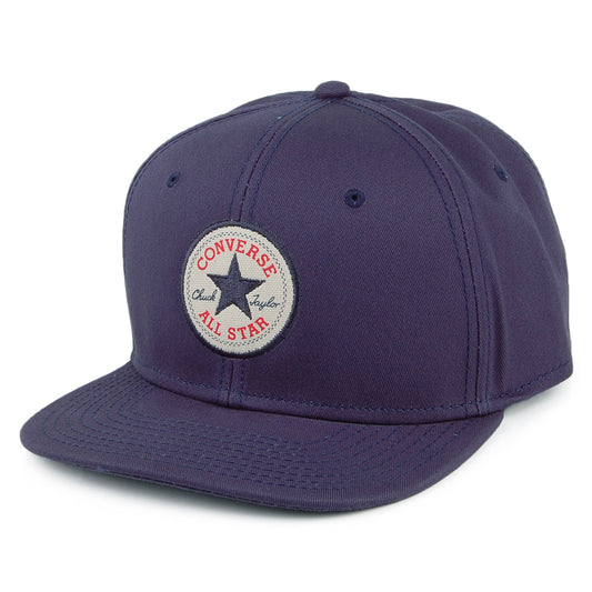 Gorra Snapback Core de sarga de algodón de Converse - Azul Marino