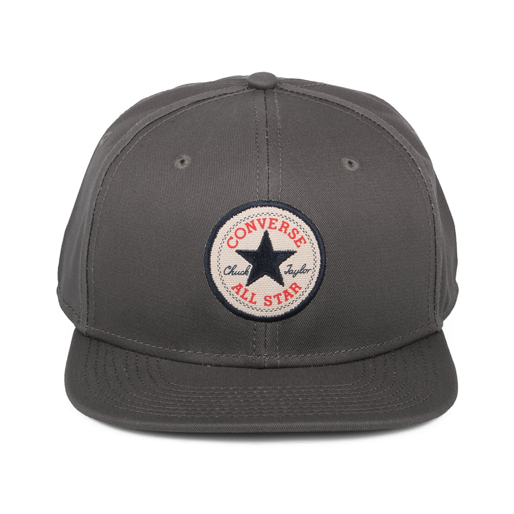 Gorra Snapback Core de sarga de algodón de Converse - Antracita