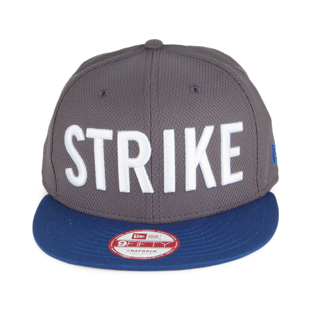 Gorra Snapback 9FIFTY Strike Base Slogan de New Era - Gris-Azul
