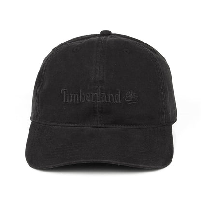 Gorra de béisbol Cooper Hill de lona de algodón de Timberland - Negro