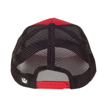 Gorra Trucker Pecker de Goorin Bros. - Rojo-Negro