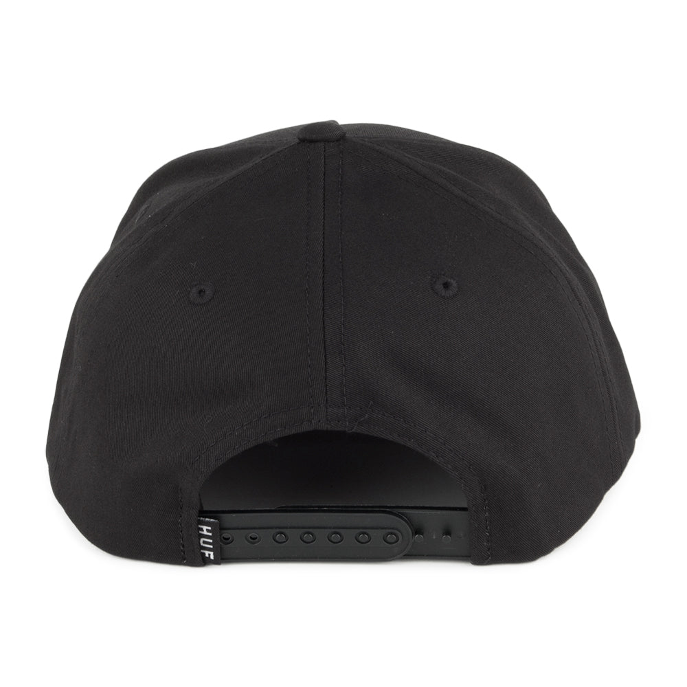 Gorra Snapback Box Logo de HUF - Negro