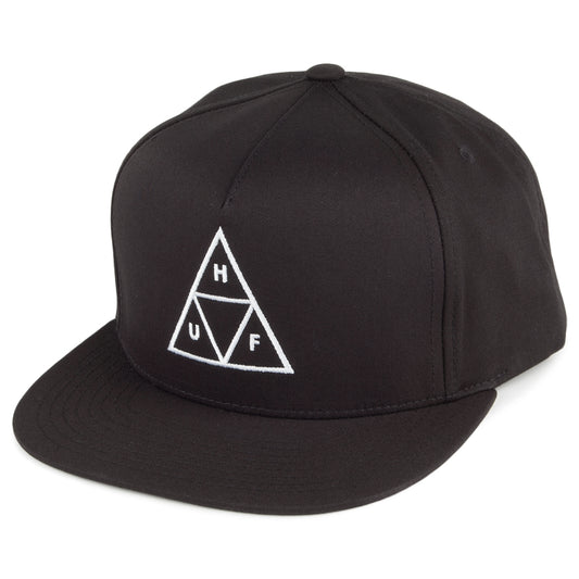 Gorra Snapback Triple Triangle de HUF - Negro