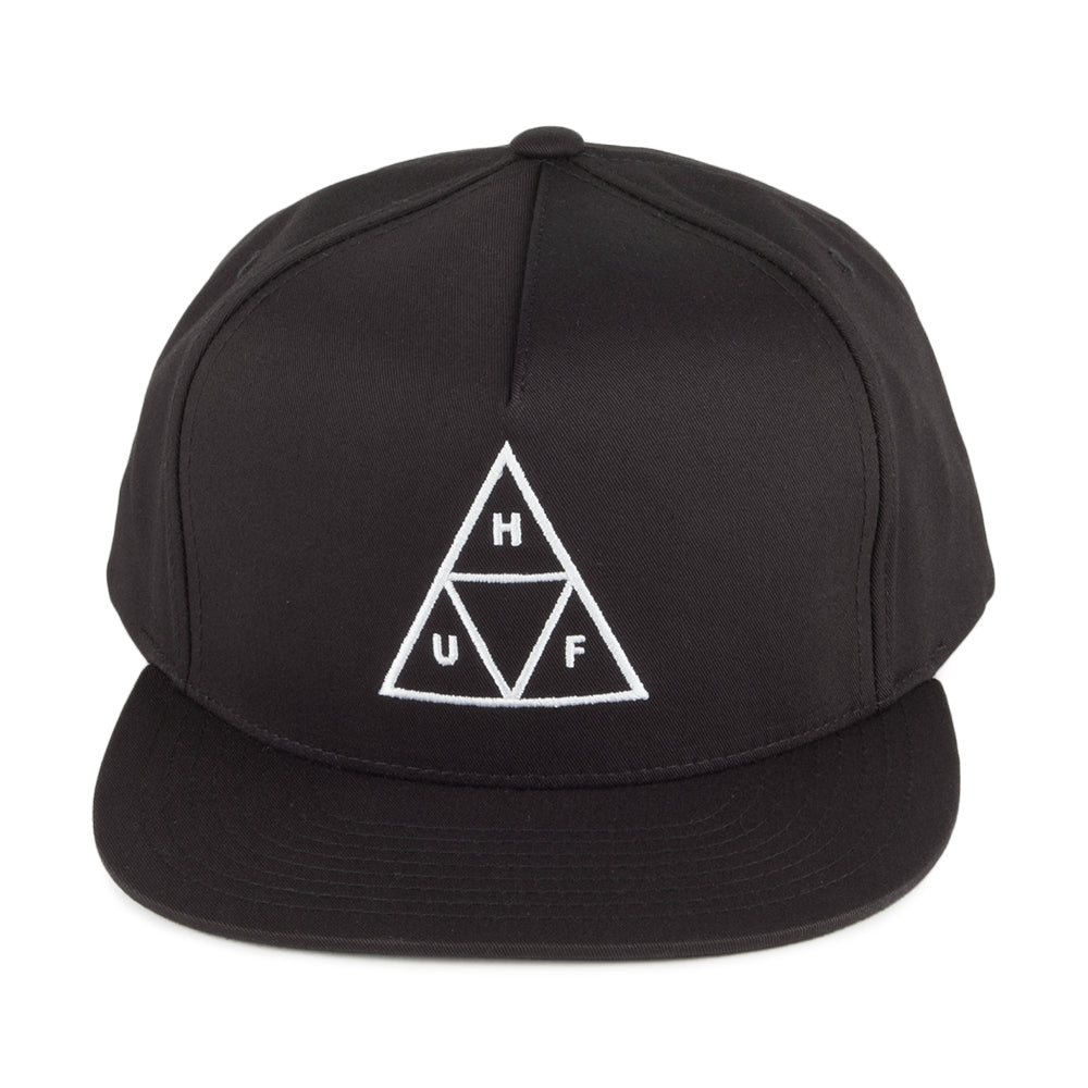 Gorra Snapback Triple Triangle de HUF - Negro