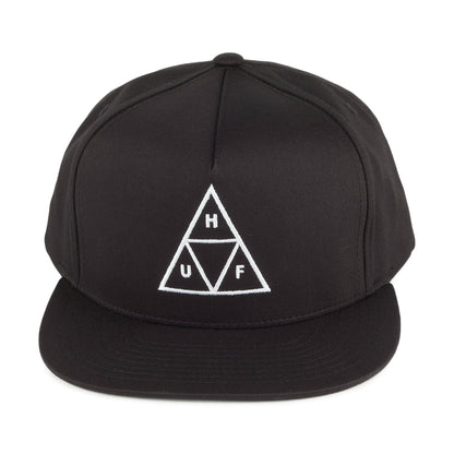 Gorra Snapback Triple Triangle de HUF - Negro