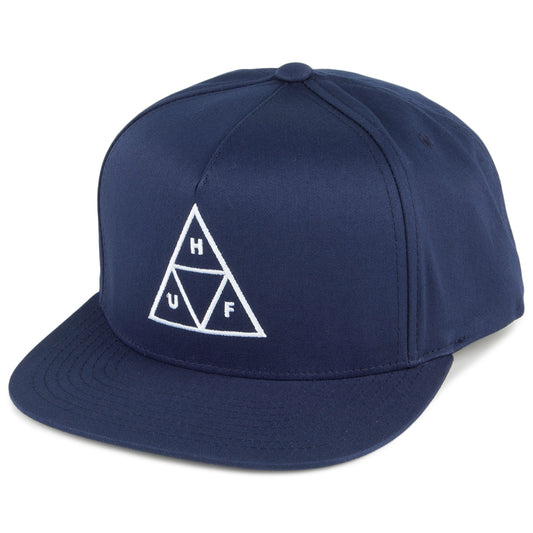 Gorra Snapback Triple Triangle de HUF - Azul Marino