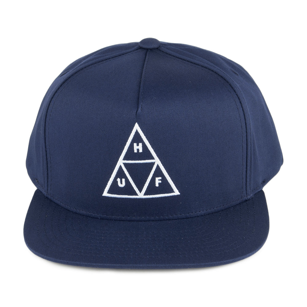 Gorra Snapback Triple Triangle de HUF - Azul Marino