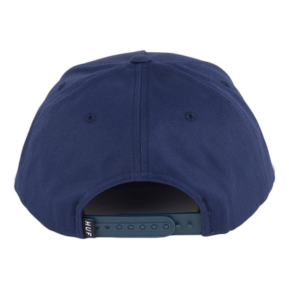 Gorra Snapback Triple Triangle de HUF - Azul Marino