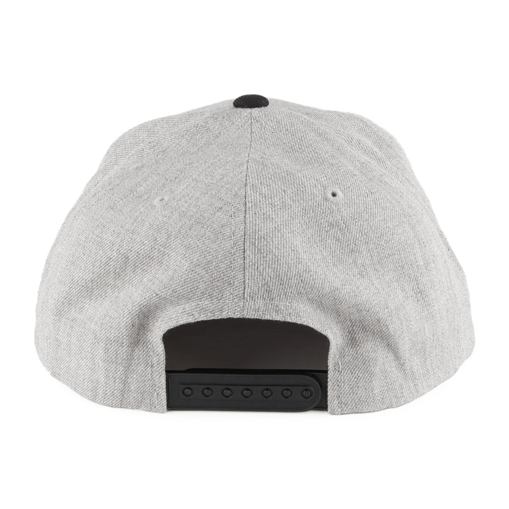Gorra Snapback Wheeler de Brixton - Gris-Negro