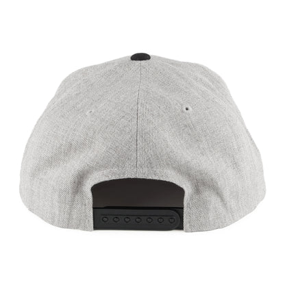 Gorra Snapback Wheeler de Brixton - Gris-Negro