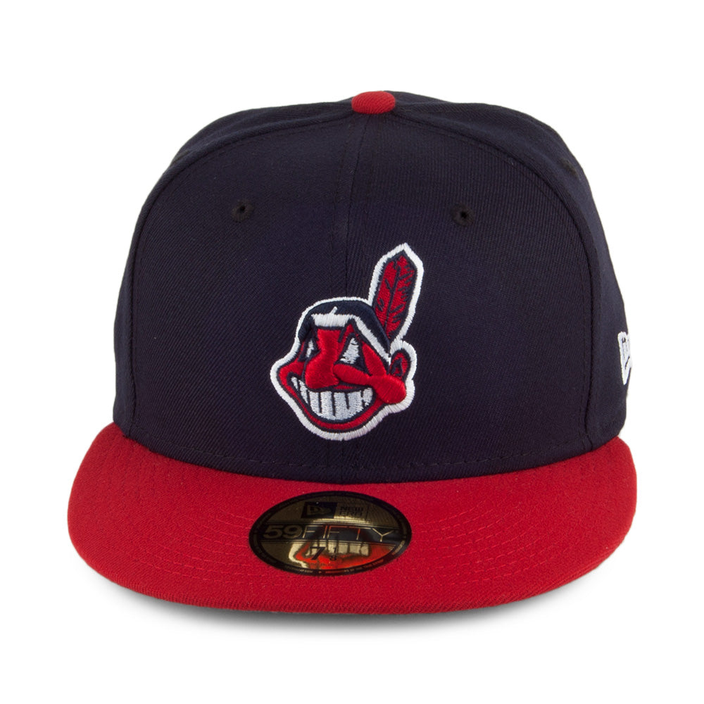 Gorra de béisbol 59FIFTY On Field Cleveland Indians de New Era - Azul-Rojo
